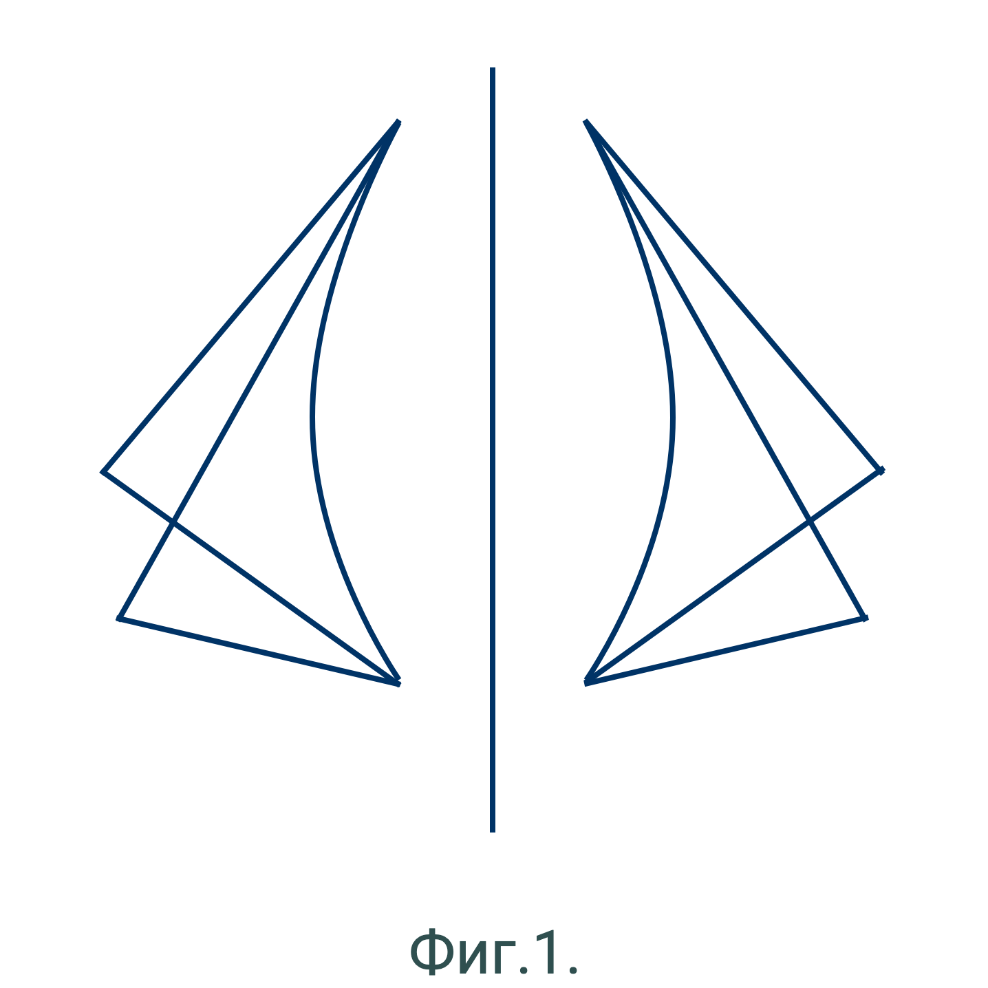 Симметричные фигуры, рисунок 1.